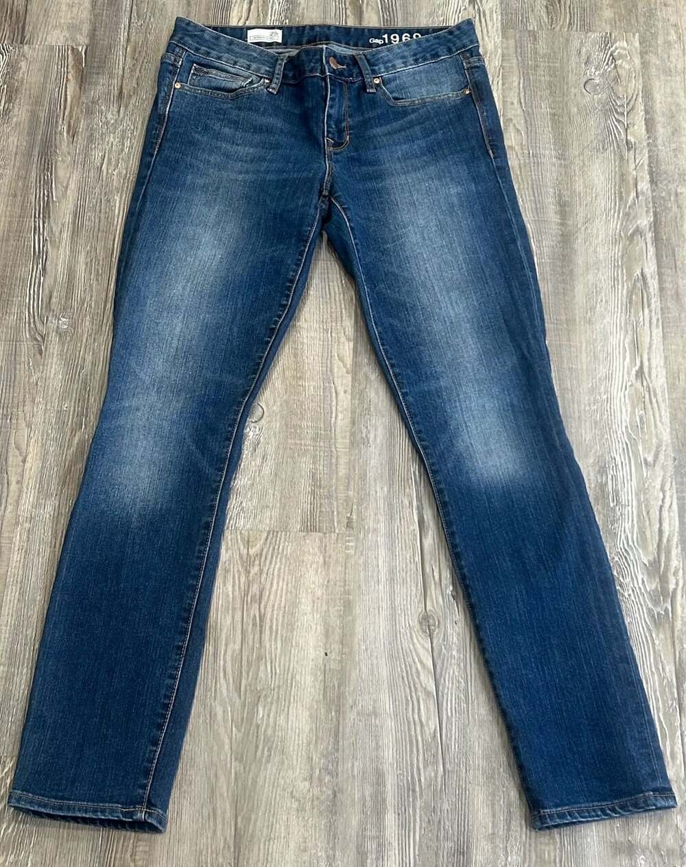 Gap 1969 Always Skinny Jeans Womens Size 29r Medium Blue Wash